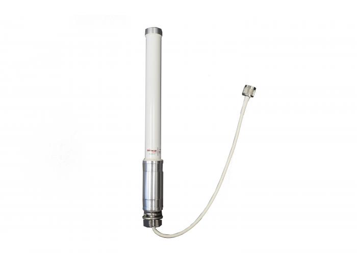 698-2170MHz 2/4dBi 3G/4G LTE Mobile Outdoor Omni Antenna with 1 N-Style Connector