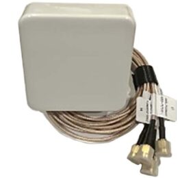 TerraWave® 2.4/5/6 GHz 5 dBi Atto Patch Antenna with 4 RPSMA Male Connectors | Image 1