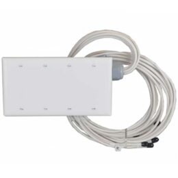 2.4/5/6 GHz 5/6/6 dBi Directional Wi-Fi Junction Box Antenna with 8 RPSMA Male Connectors | Image 1