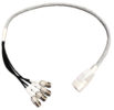 2' LMR100 Jumper with 4-Lead RPTNC Female BH to DART Connector