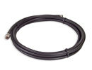 1 ft 195 Series Cable Assembly with RA TNC Male - BNC Female Bulkhead