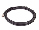 1 ft 195 Series Cable Assembly with RA TNC Male - BNC Female Bulkhead | Image 1