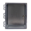 NEMA Enclosure with Clear Door, Key Lock, 12 x 10 x 6 in.