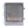 NEMA Enclosure with Clear Door, Latch Lock, 12 x 10 x 6 in.