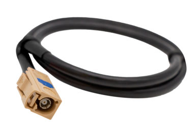 1.5 Ft 195 Series Cable Assembly with I Code FAKRA Female Connector - Pigtail | Image 1